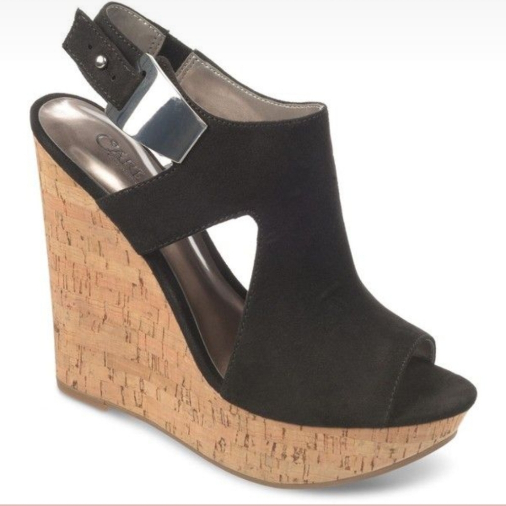 Carlos Santana wedge shoes